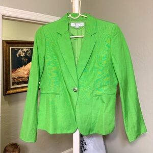 Tahari Bright Green Women's Blazer